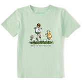 Kids Get Out Your Seat and Jump Around Short Sleeve Crusher Tee
