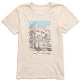 Women's Let's Do Nothing Winnie Short Sleeve Crusher Tee
