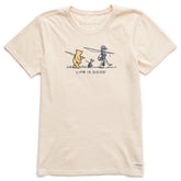Women's Gone Fishin' Winnie Short Sleeve Crusher Tee