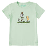 Women's Get Out Your Seat and Jump Around Short Sleeve Crusher Tee