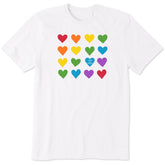 Men's Pride Hearts Short Sleeve Tee