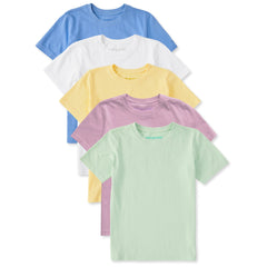 Kids Solid 5-Pack Crusher Tee Multi 3