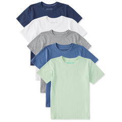 Kids Solid 5-Pack Crusher Tee Multi 4