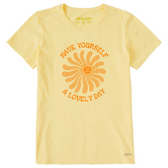 Women's Have Yourself a Lovely Day Short Sleeve Tee