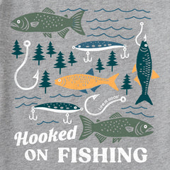Kids Hooked on Fishing Short Sleeve Crusher Tee