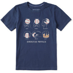 Kids Diversified Pitch Portfolio Short Sleeve Crusher Tee