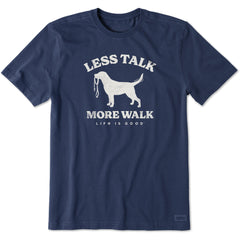 Men's Less Talk More Walk Short Sleeve Tee