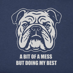 Men's Bert's Bit of a Mess Bulldog Short Sleeve Crusher Tee