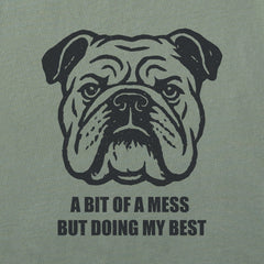 Men's Bert's Bit of a Mess Bulldog Short Sleeve Crusher Tee