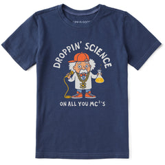 Kids Droppin' Science Short Sleeve Crusher Tee