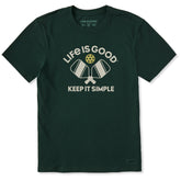 Men's Keep it Simple Pickleball Short Sleeve Crusher Tee