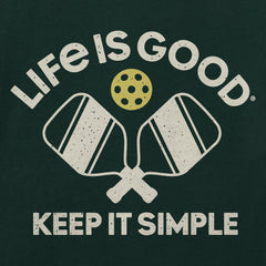 Men's Keep it Simple Pickleball Short Sleeve Crusher Tee