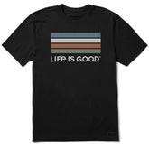Men's LIG Color Stripes Short Sleeve Crusher Tee