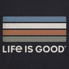 Men's LIG Color Stripes Short Sleeve Crusher Tee