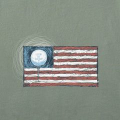 Men's Scribble Golf Flag Short Sleeve Tee