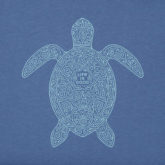 Men's Patterned Turtle Short Sleeve Tee