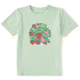 Kids Strawberries Short Sleeve Crusher Tee