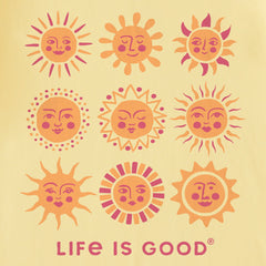 Kids Sun Grid Short Sleeve Crusher Tee