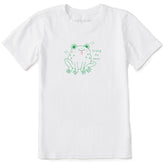 Kids Trying My Best Frog Short Sleeve Crusher Tee