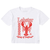 Women's King of Seafood Short Sleeve Crusher Boxy Tee