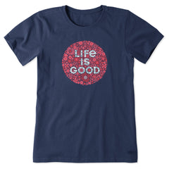 Women's Flower LIG Short Sleeve Tee
