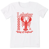 Women's King of Seafood Short Sleeve Tee