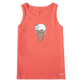 Women's Ice Cream Cat Crusher Tank