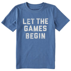 Kids Let the Games Begin Short Sleeve Crusher Tee