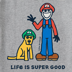 Kids Life is Super Good Short Sleeve Crusher Tee