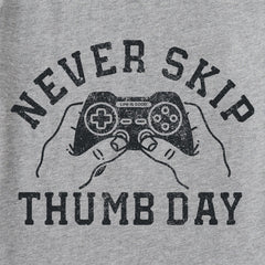 Men's Never Skip Thumb Day Short Sleeve Tee