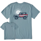 Men's Scribble Flag Off Road Short Sleeve Tee