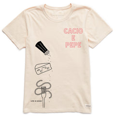 Women's Cacio e Pepe Short Sleeve Crusher Tee
