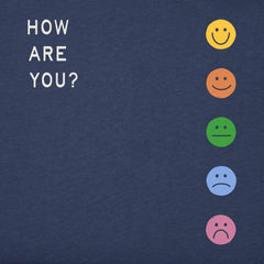 Men's How Are You Faces Short Sleeve Crusher Tee