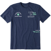 Men's OG Positive Lifestyle Brand Short Sleeve Crusher Tee