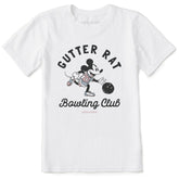 Kids Gutter Rat Bowling Club Short Sleeve Crusher Tee
