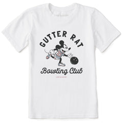 Kids Gutter Rat Bowling Club Short Sleeve Crusher Tee