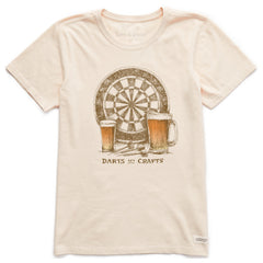 Women's Darts and Crafts Short Sleeve Crusher Tee