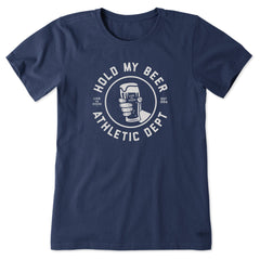 Women's Hold My Beer Athletic Dept Short Sleeve Tee