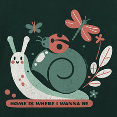 Women's Home is Where I Wanna Be Short Sleeve Crusher Tee