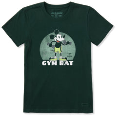 Women's Gym Rat Willie Short Sleeve Crusher Tee