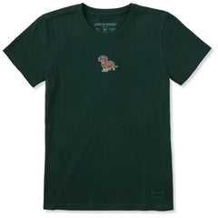 Women's Dachshund LC Short Sleeve Crusher Tee