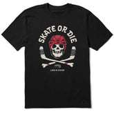 Men's Skate or Die Hockey Short Sleeve Tee