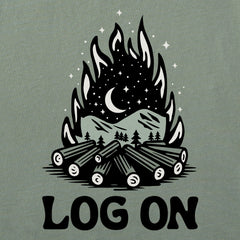Men's Log On Fireside Short Sleeve Tee
