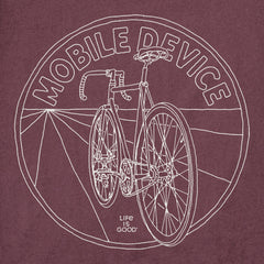 Men's Mobile Device Bike Ride Short Sleeve Crusher Tee