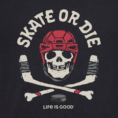 Men's Skate or Die Hockey Short Sleeve Tee