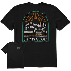 Men's On the Road Again Short Sleeve Crusher Tee