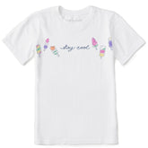 Kids Ice Cream Stay Cool Short Sleeve Crusher Tee