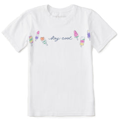 Kids Ice Cream Stay Cool Short Sleeve Crusher Tee