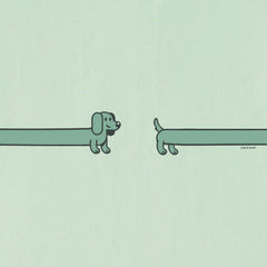 Kids Happy Dachshund Short Sleeve Crusher Tee