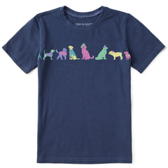 Kids Must Like Dogs Short Sleeve Crusher Tee
